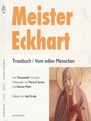 cover image of Meister Eckhart. Trostbuch / Vom edlen Menschen